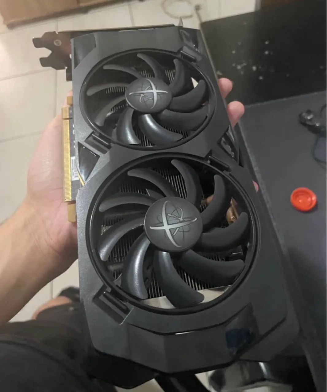 Rx470 4gb XFX Black c Blackplate - Foto 2
