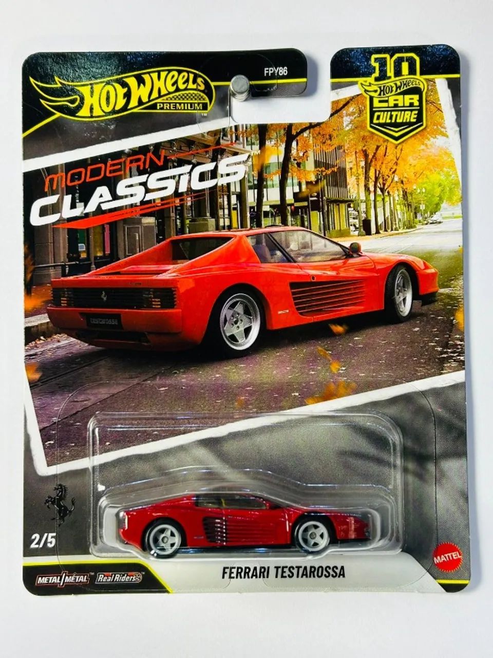 Hot Wheels Premium Car Culture - Ferrari Testarossa | Modern Classics
