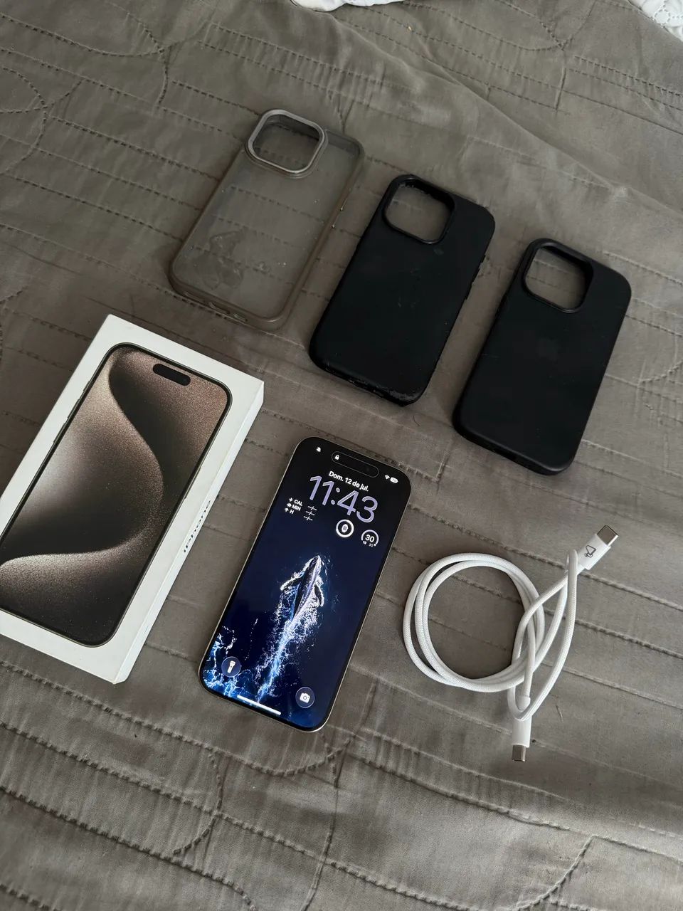 iPhone 15 Pro Prata 256gb - Foto 4