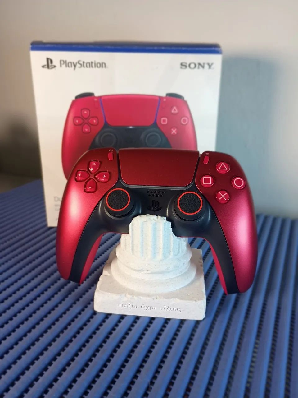 Dualsense Volcanic Red com TMR JS13pro+ - Foto 2