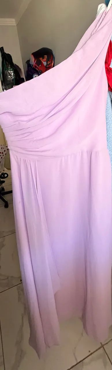 Vestido de festa longo elegante cor clara  - Foto 4