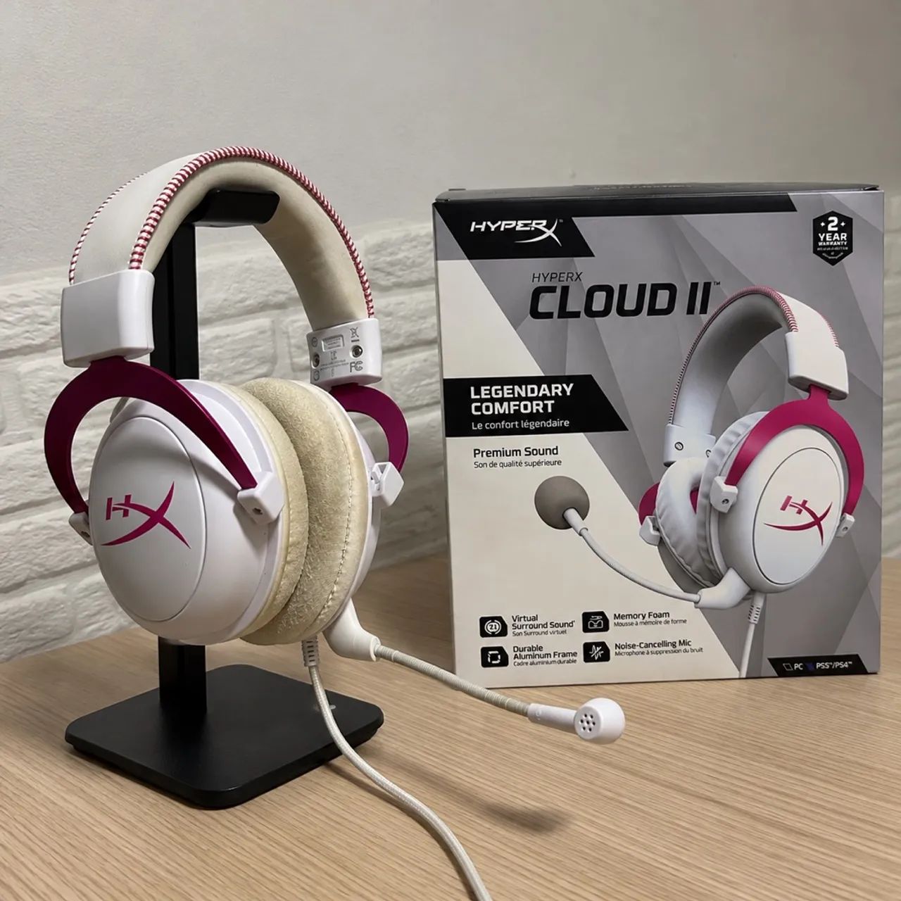 Headset Hyperx cloud II Branco
