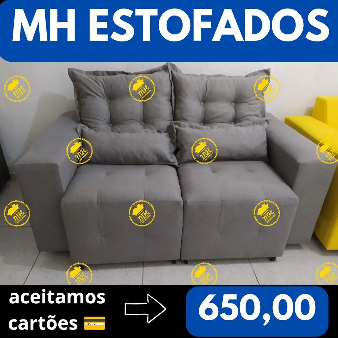 SOFÁS DIRETAMENTE DA FÁBRICA APARTI DE 300,00 - Foto 4