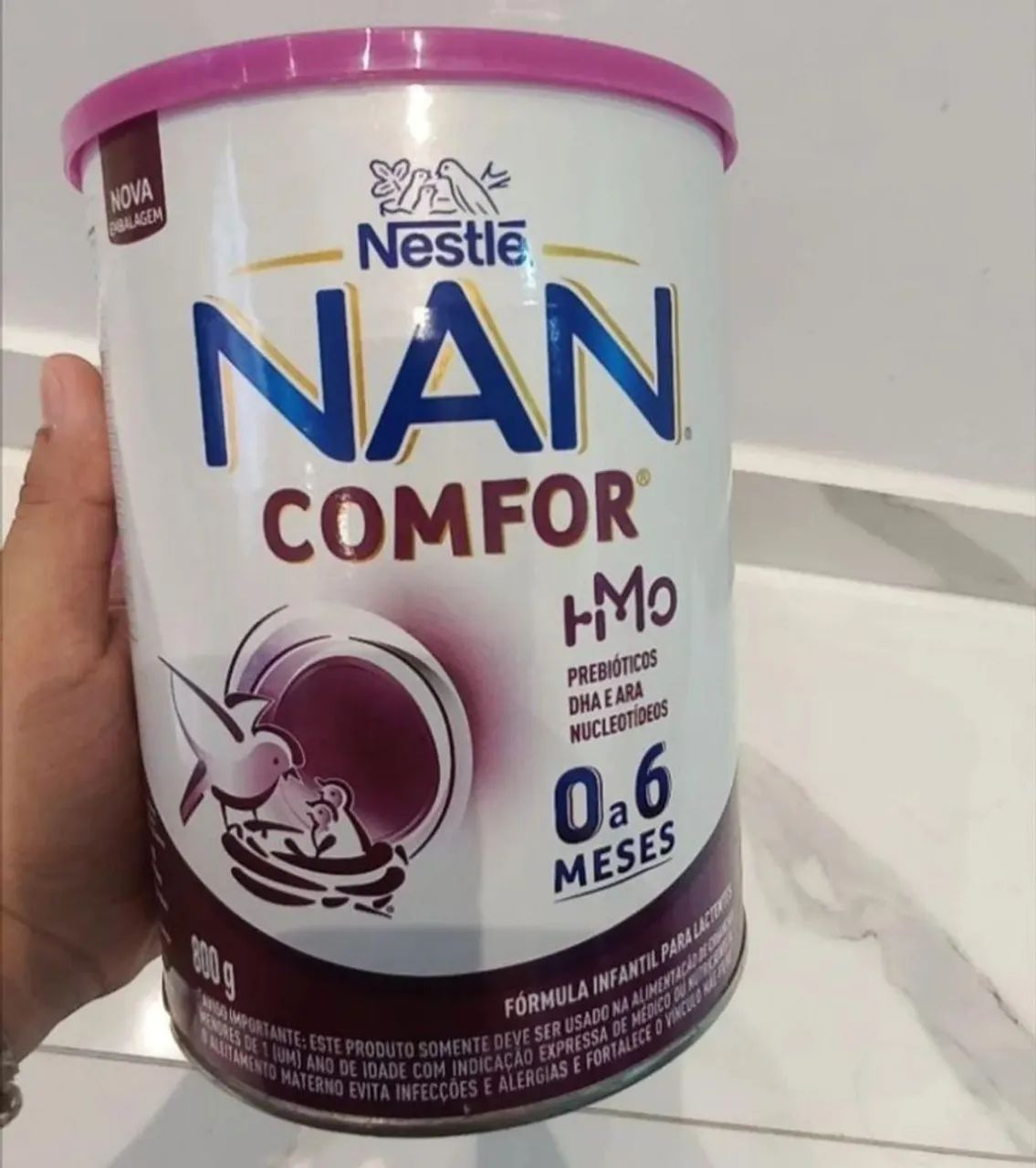 Latas vazias de nan 