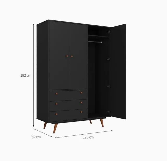Guarda roupa 3 portas - Foto 3