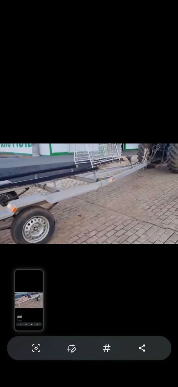Carretinha para lancha 18 pes - Foto 4