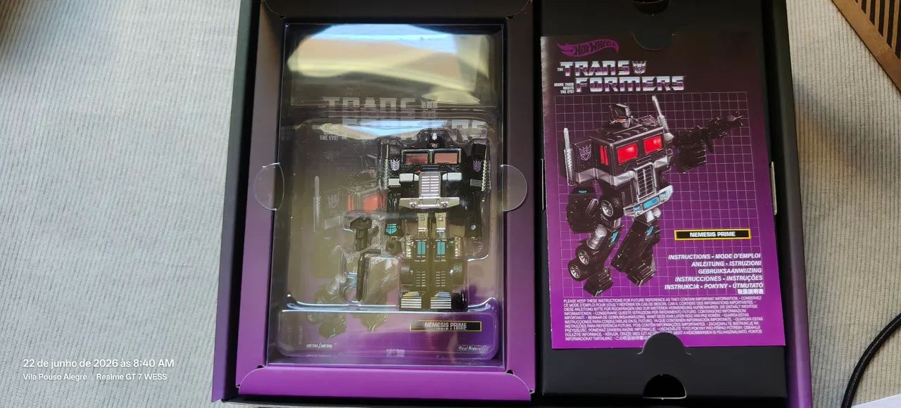Hot Wheels Transformers  Nêmesis Prime Edição Especial  - Foto 2