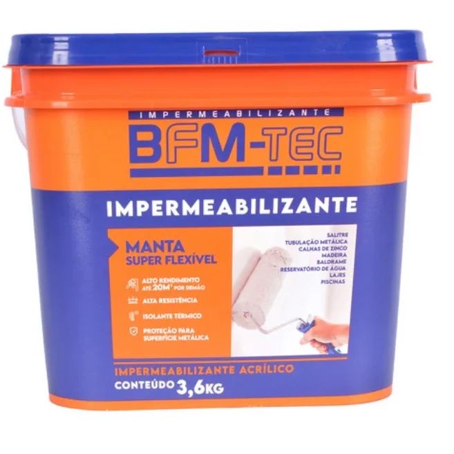 BFM-TEC PREMIUM Waterproofing Agent, 3.6 kg - White