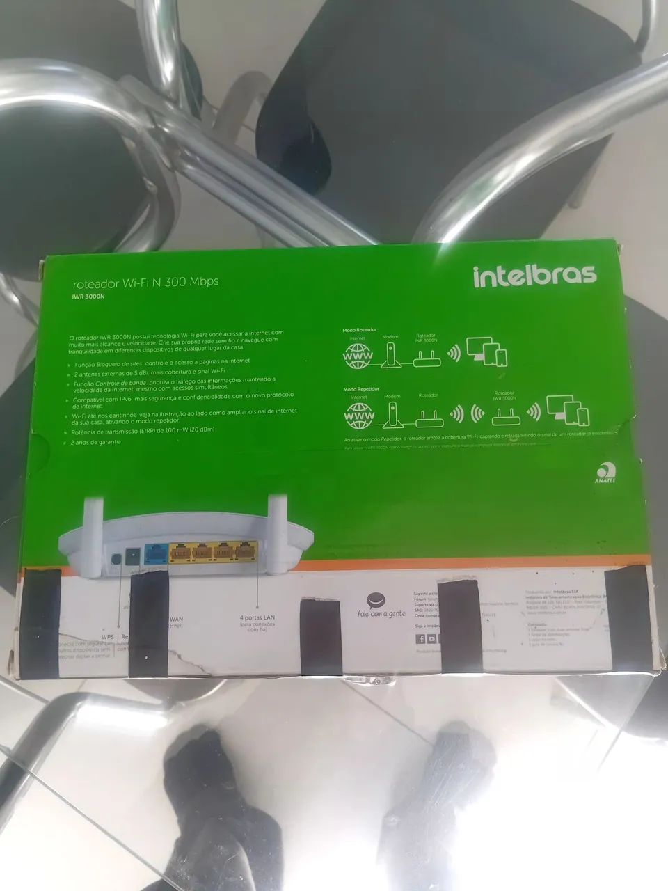 Roteador Wi-Fi 300 Mbps 4 em 1 Intelbras  - Foto 2