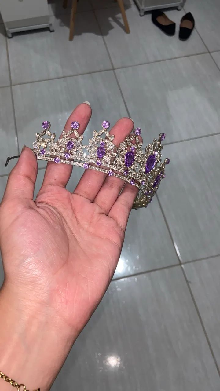 Coroa lil ás tiara princesa - Foto 2