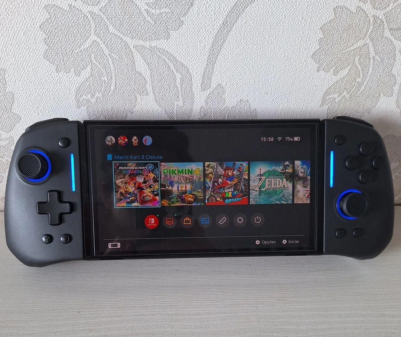 Joy-con/Controle ergonômico para Nintendo Switch/OLED - Sem Drift