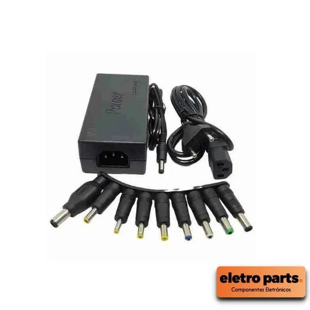 Fonte Universal para Notebook -12V a 24V - 120W / 9 Conectores