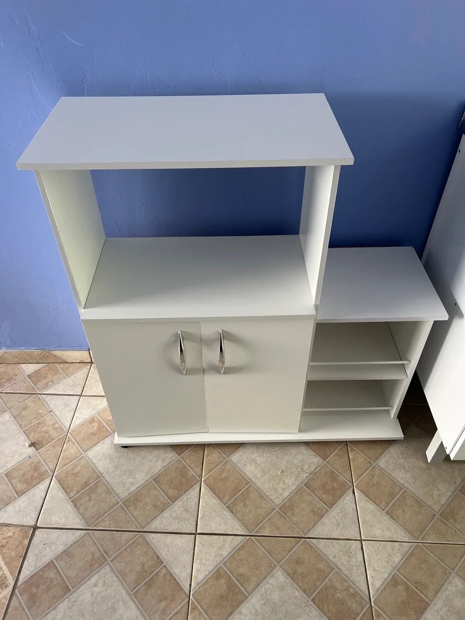 Bancada com Bancada Suporte Forno e Microondas 