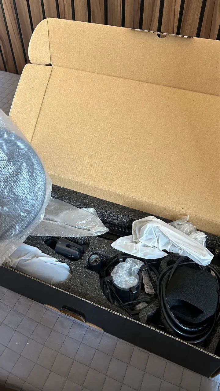Kit Microfone Condensador Fio Braço Antirruído USB - Foto 5