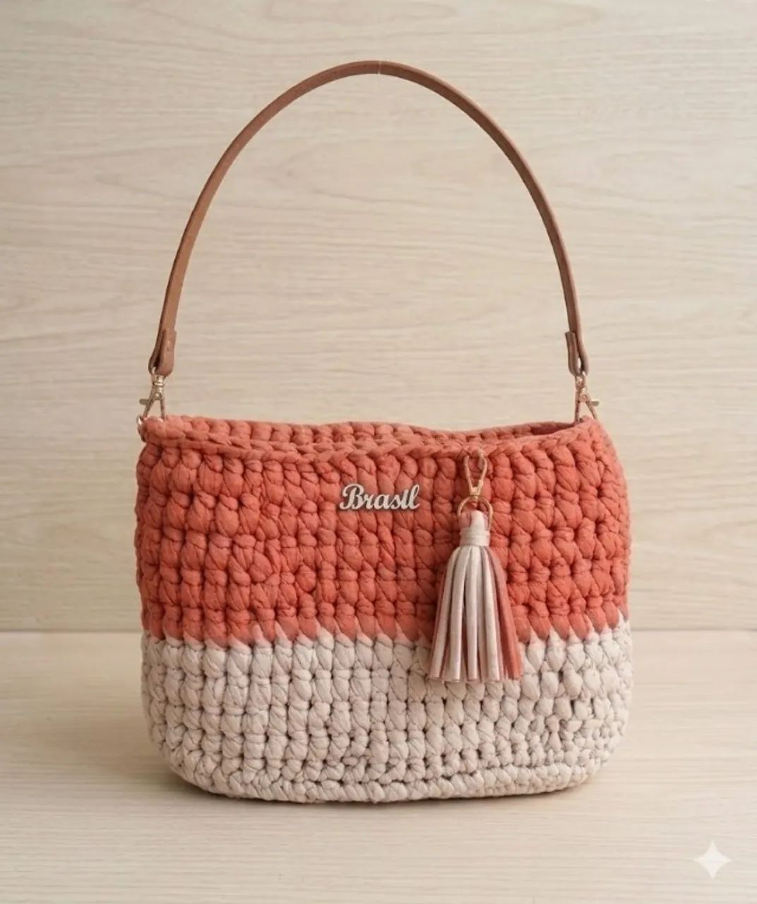 Bolsa de Crochê Artesanal Moda Brasil 
