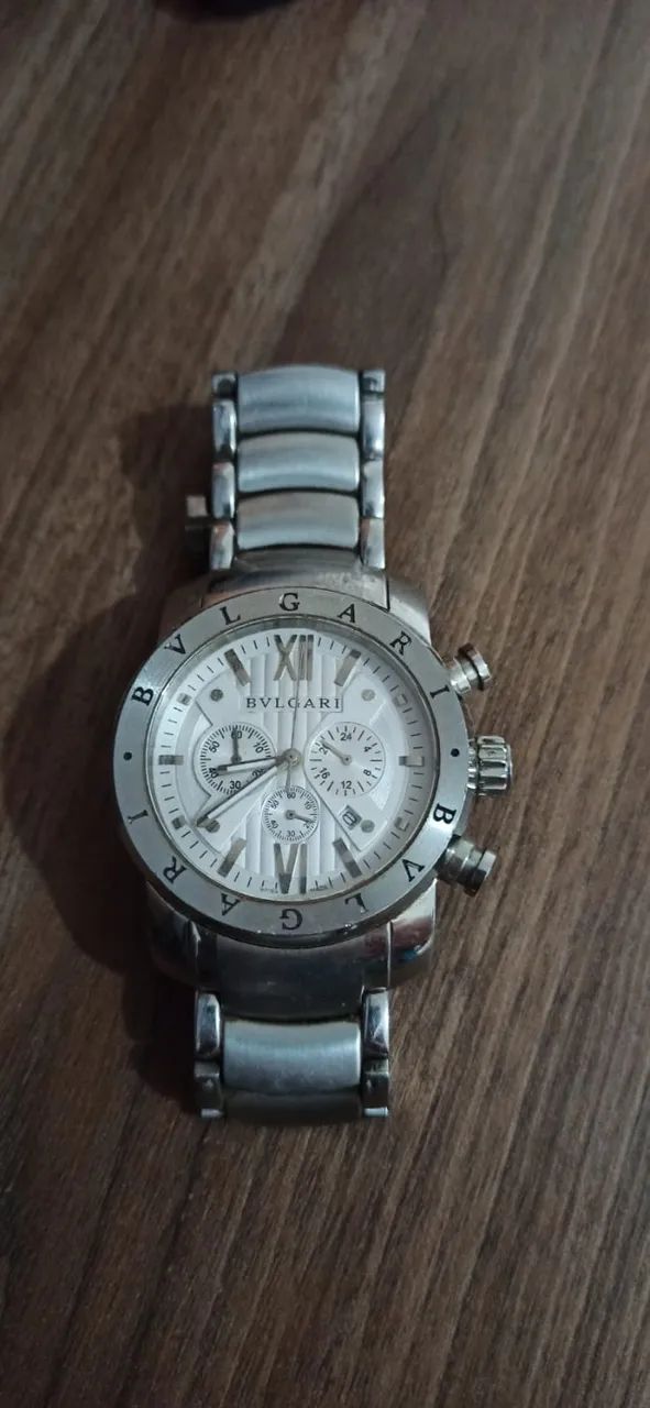 Relógio Masculino Bvlgari Cronógrafo Bb38wssdch