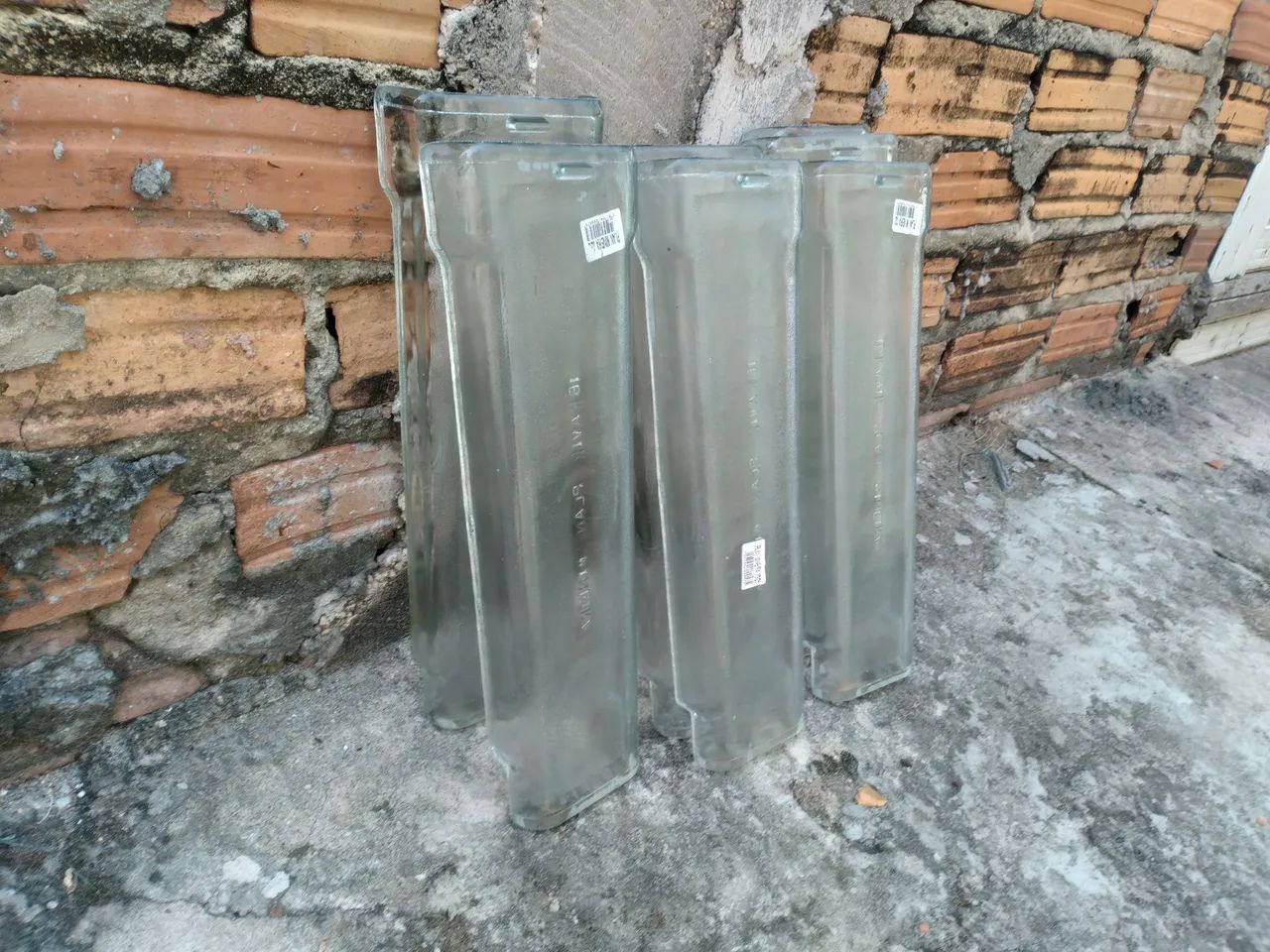 SETE TELHAS PLAN DE VIDRO SEMI NOVAS. - Foto 2