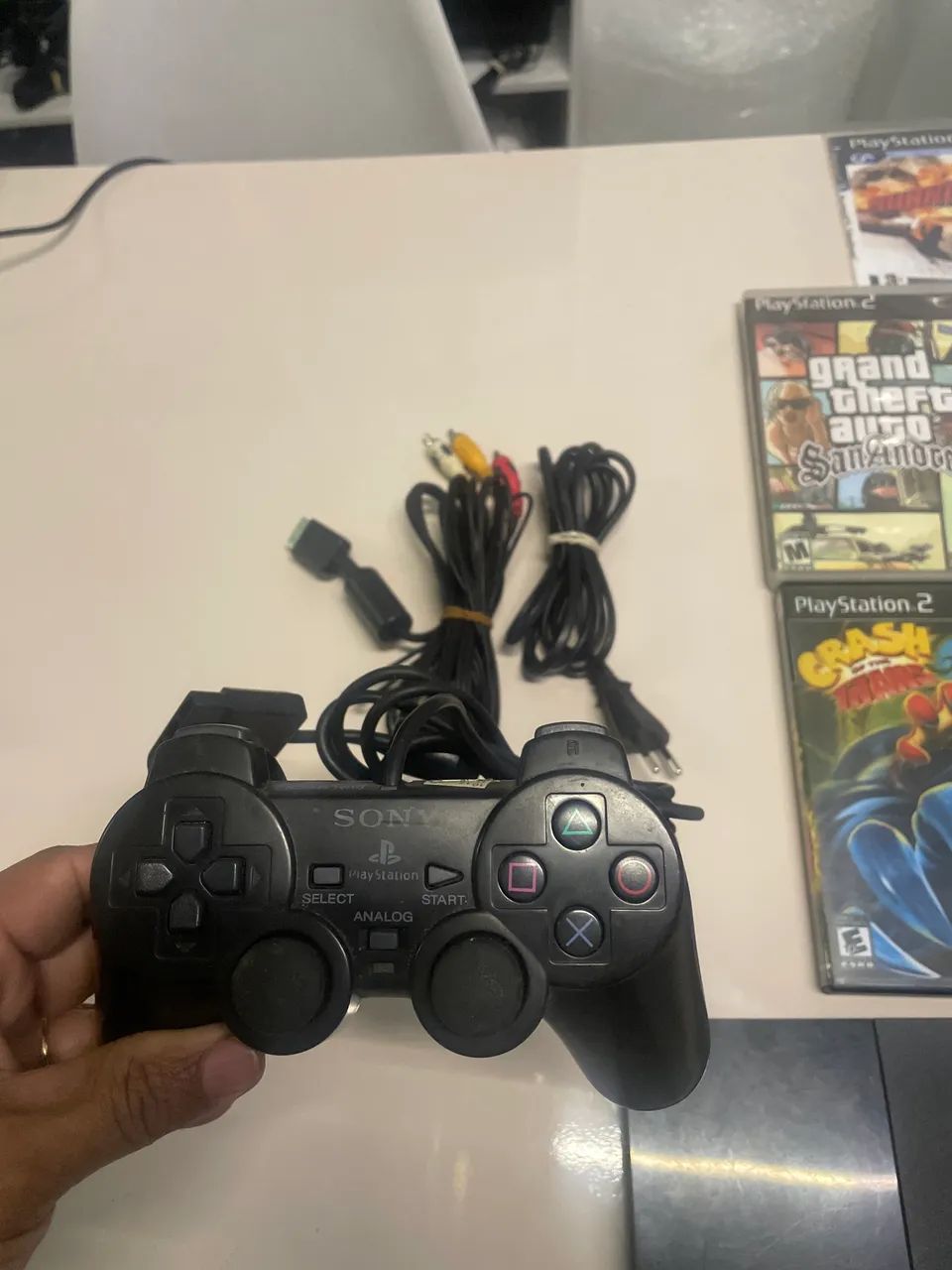 Ps2 com controle original e leitor funcionando  - Foto 3