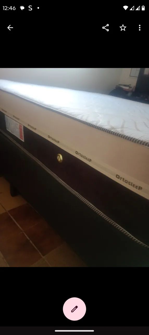 Cama Extra Grande Pouco Tempo de Uso e Bem Conservada - Foto 4