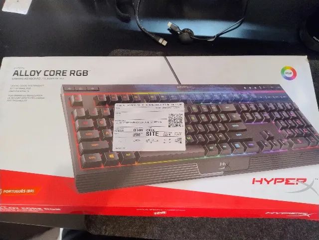 HyperX Teclado Gamer HyperX Alloy Core RGB, ABNT2, PRETO - Foto 2