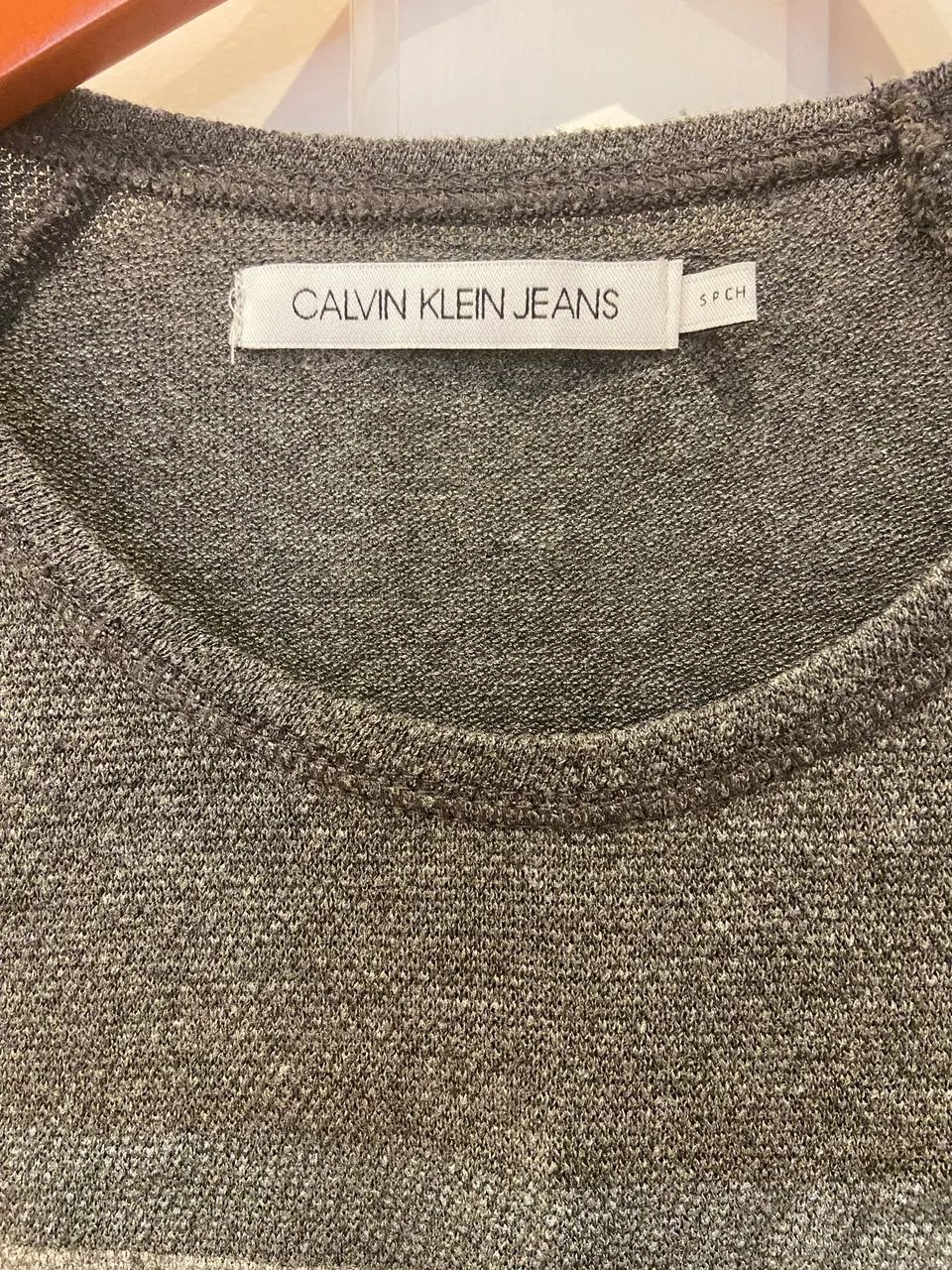 Calvin Klien Jeans Regata Muito macio P/M  - Foto 3