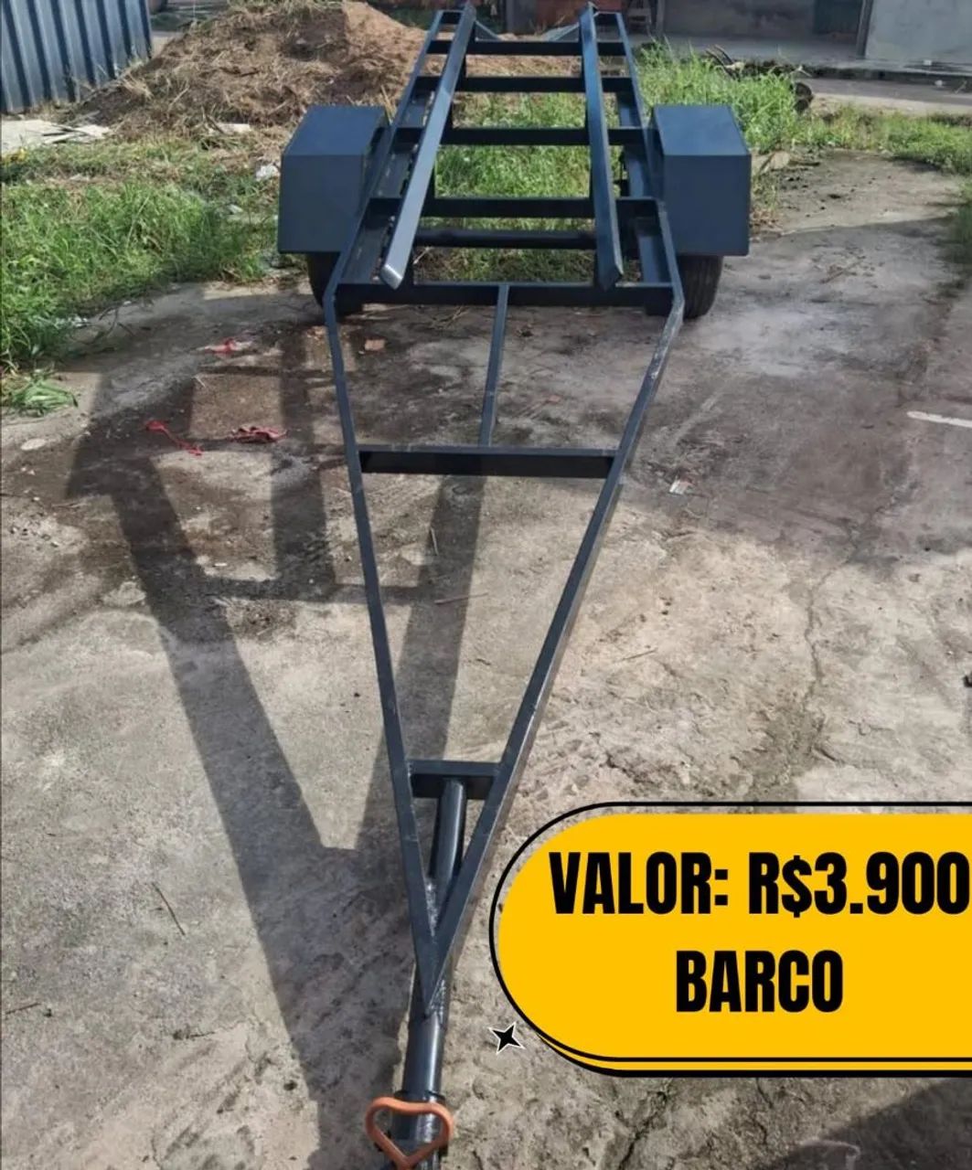 Carretinha barco zero km