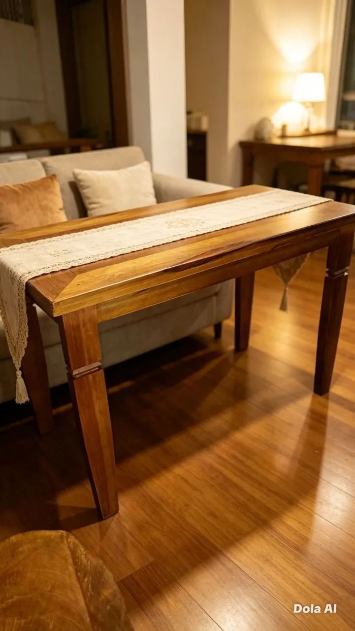 Mesa em madeira de lei - Foto 2