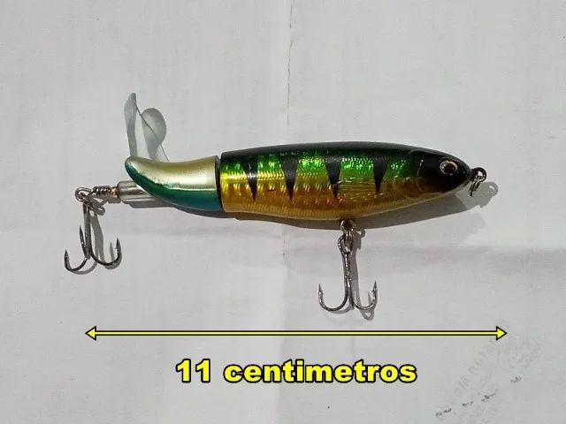 isca artificial com helice 11cm