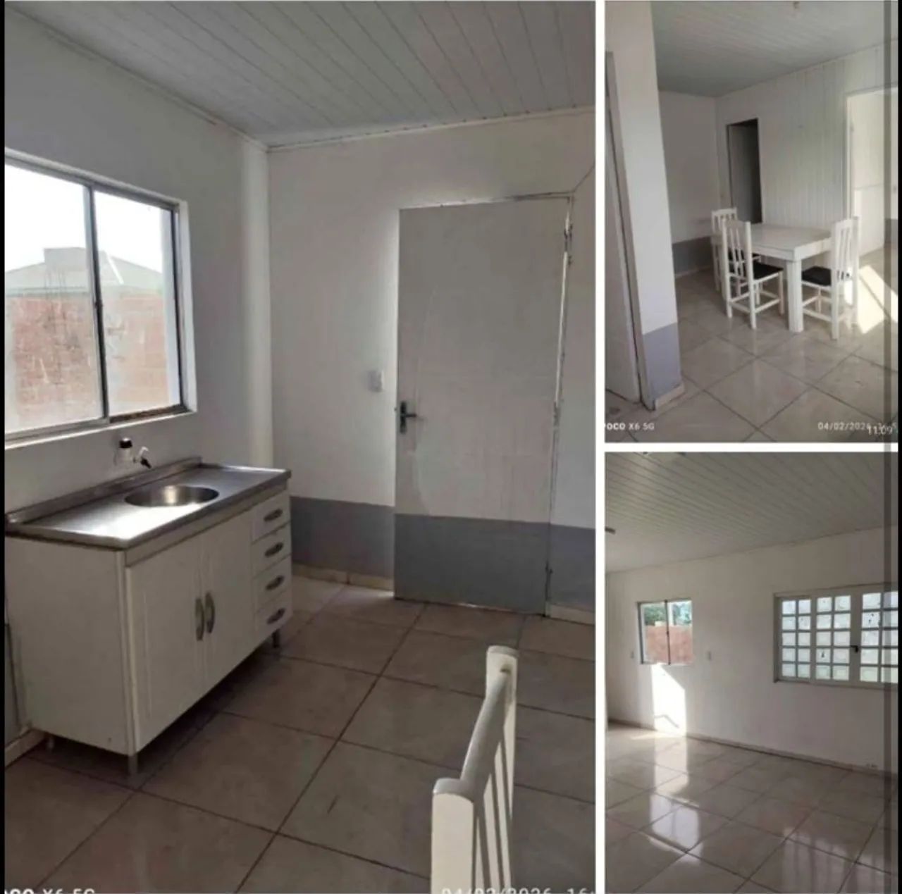 Alugo casa 2 dormitórios, com pátio,  bem localizada, 