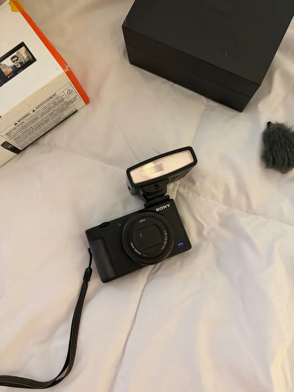 sony zv1 + flash godox lux jr - Câmeras e Filmadoras - Ponta Verde