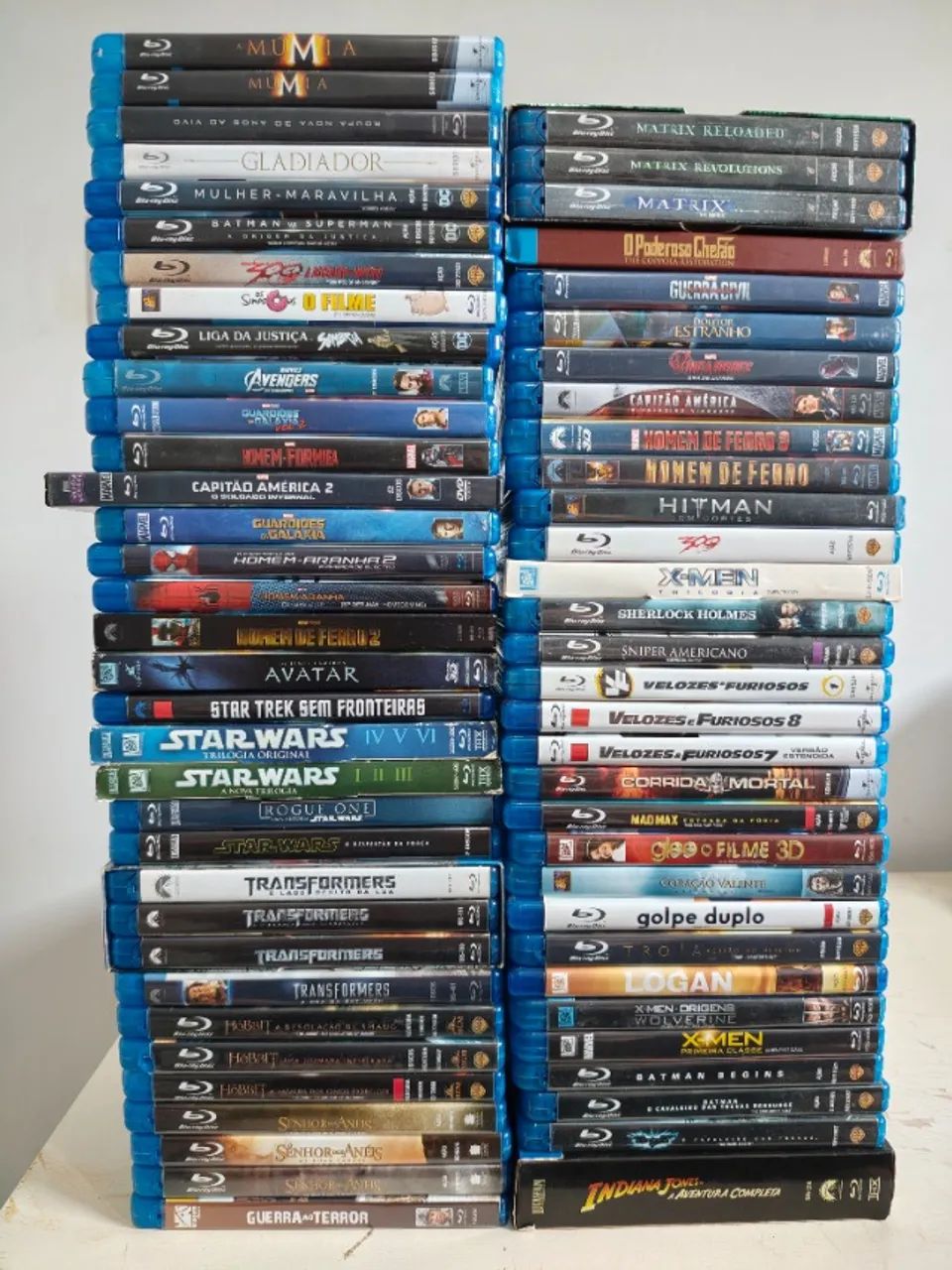 Coleção 75 títulos Blu-rays 