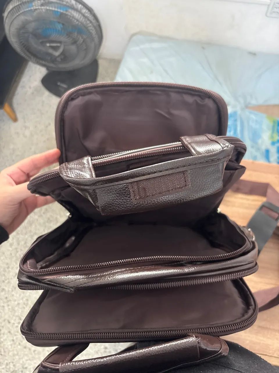 Bolsa de couro mont blanc  - Foto 3