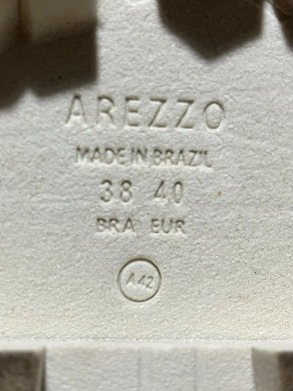 Arezzo Bota Plataforma Urbana Couro Bege - Foto 5