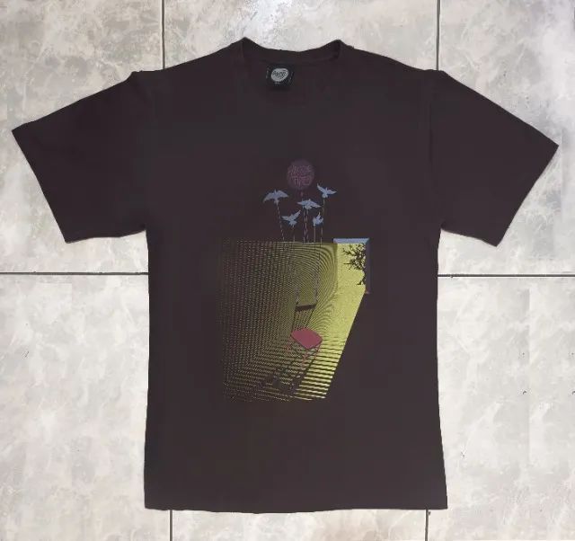 Camiseta Reverbcity x Arcade Fire Marrom - Tam. G