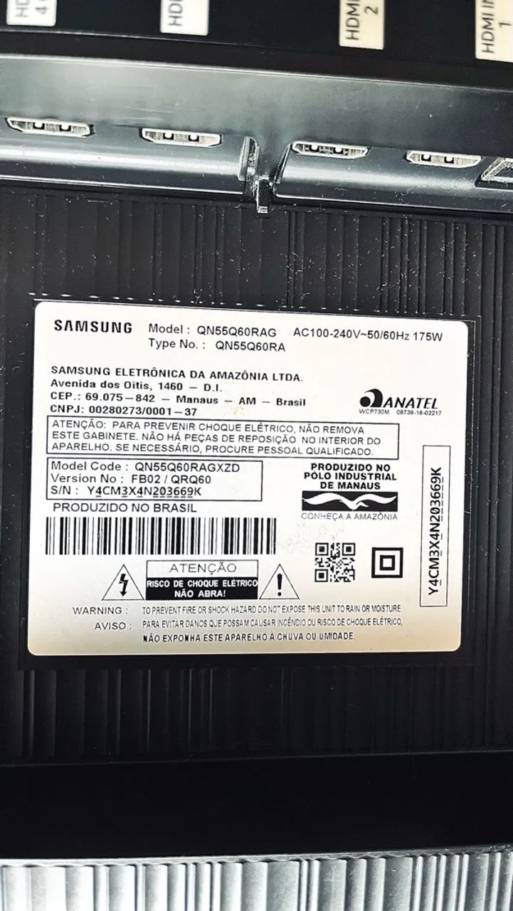 Tv Samsung 55 polegadas Tela quebrada  - Foto 5