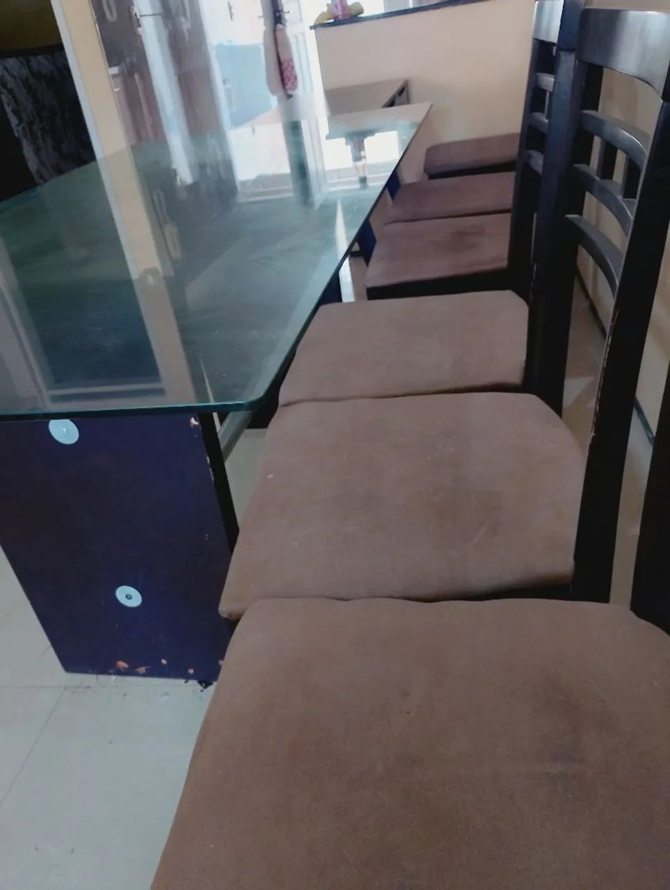 Mesa de vidro com 6 lugares - Foto 5