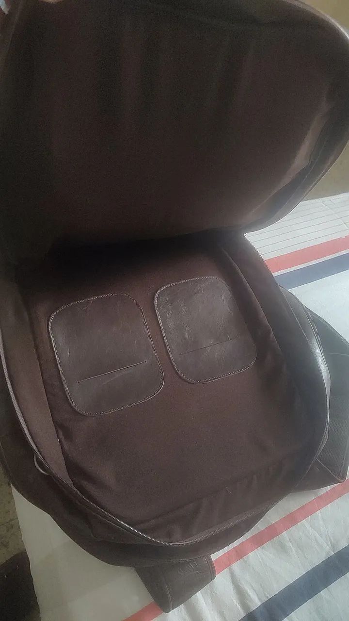 Mochila de couro legítimo  - Foto 5
