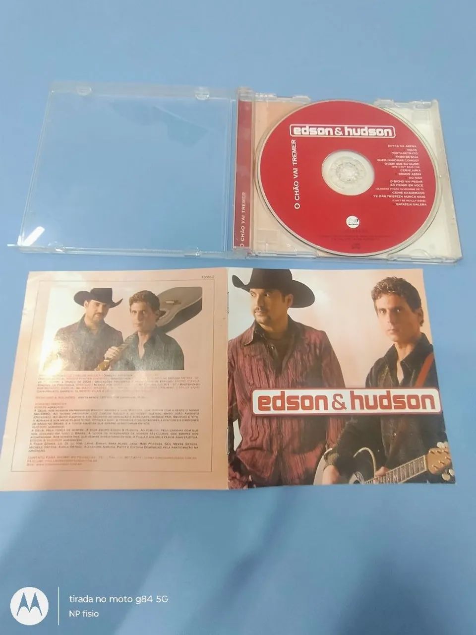 CD original Edson e Hudson - O Chão Vai Tremer  - Foto 2