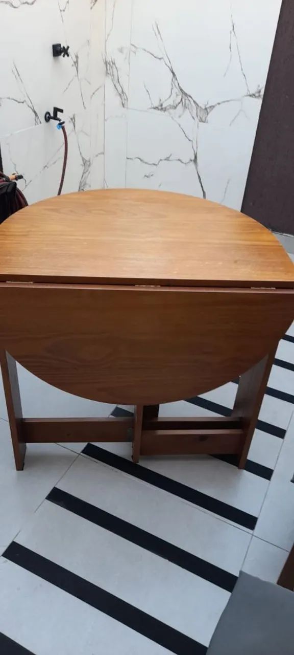 Mesa de madeira retrátil  - Foto 3