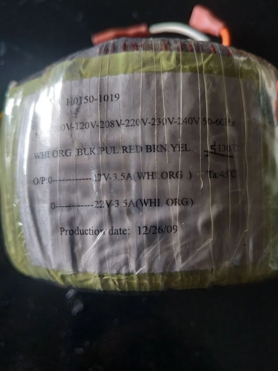 Transformador toroidal 