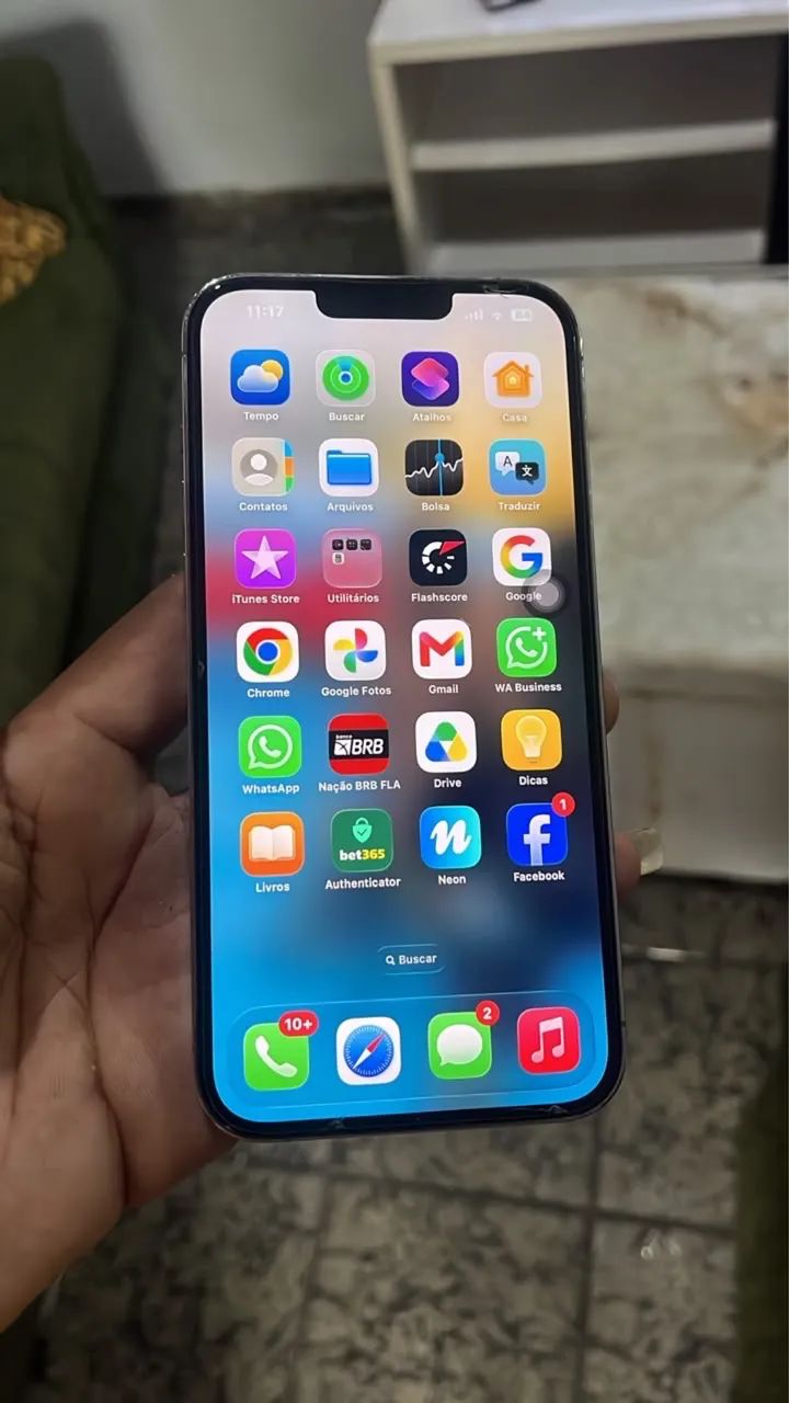 Vendo ou troco iPhone 13 Pro Max em inferior com volta  - Foto 2