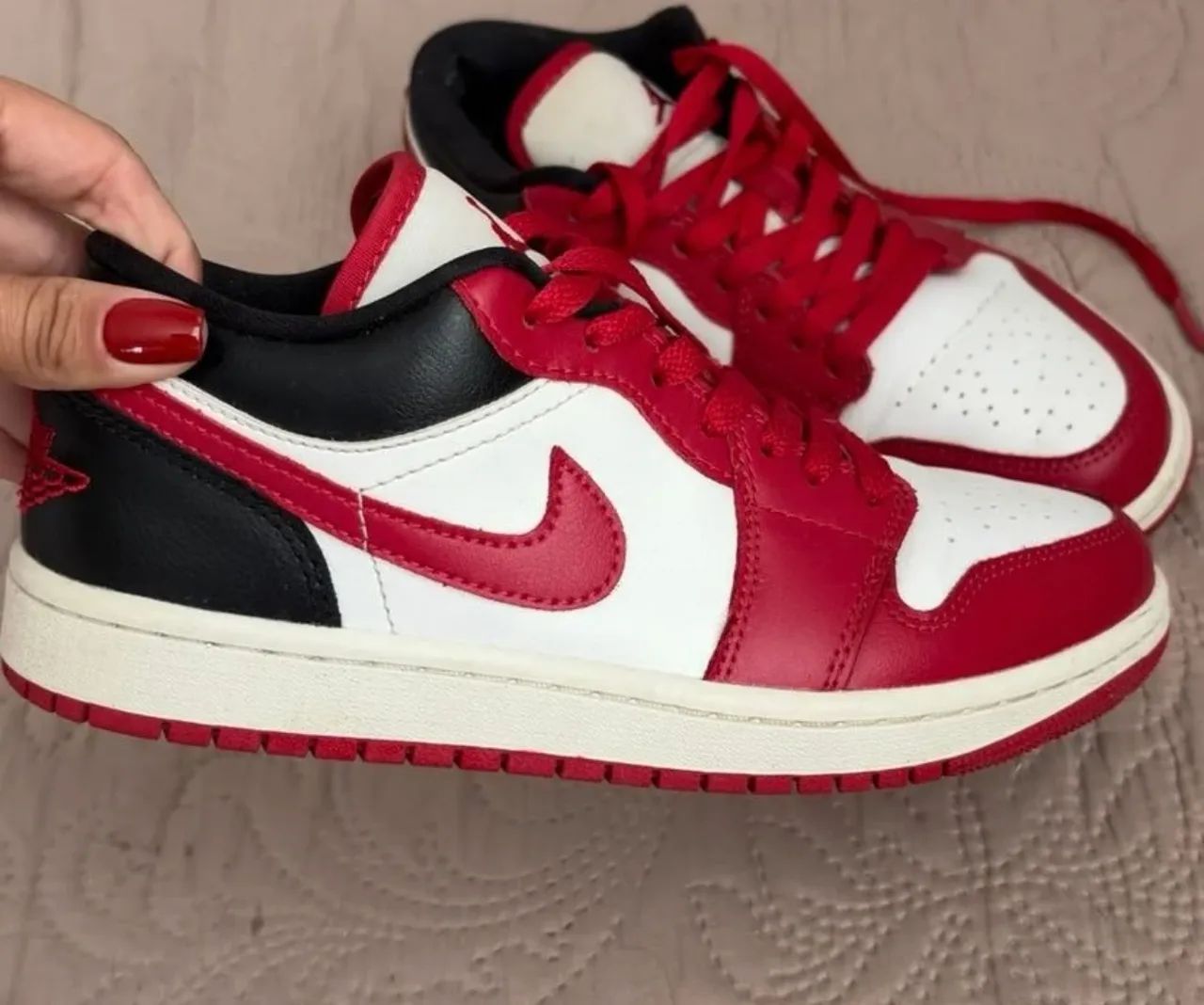Tênis Nike jordan modelo Chicago  - Foto 5