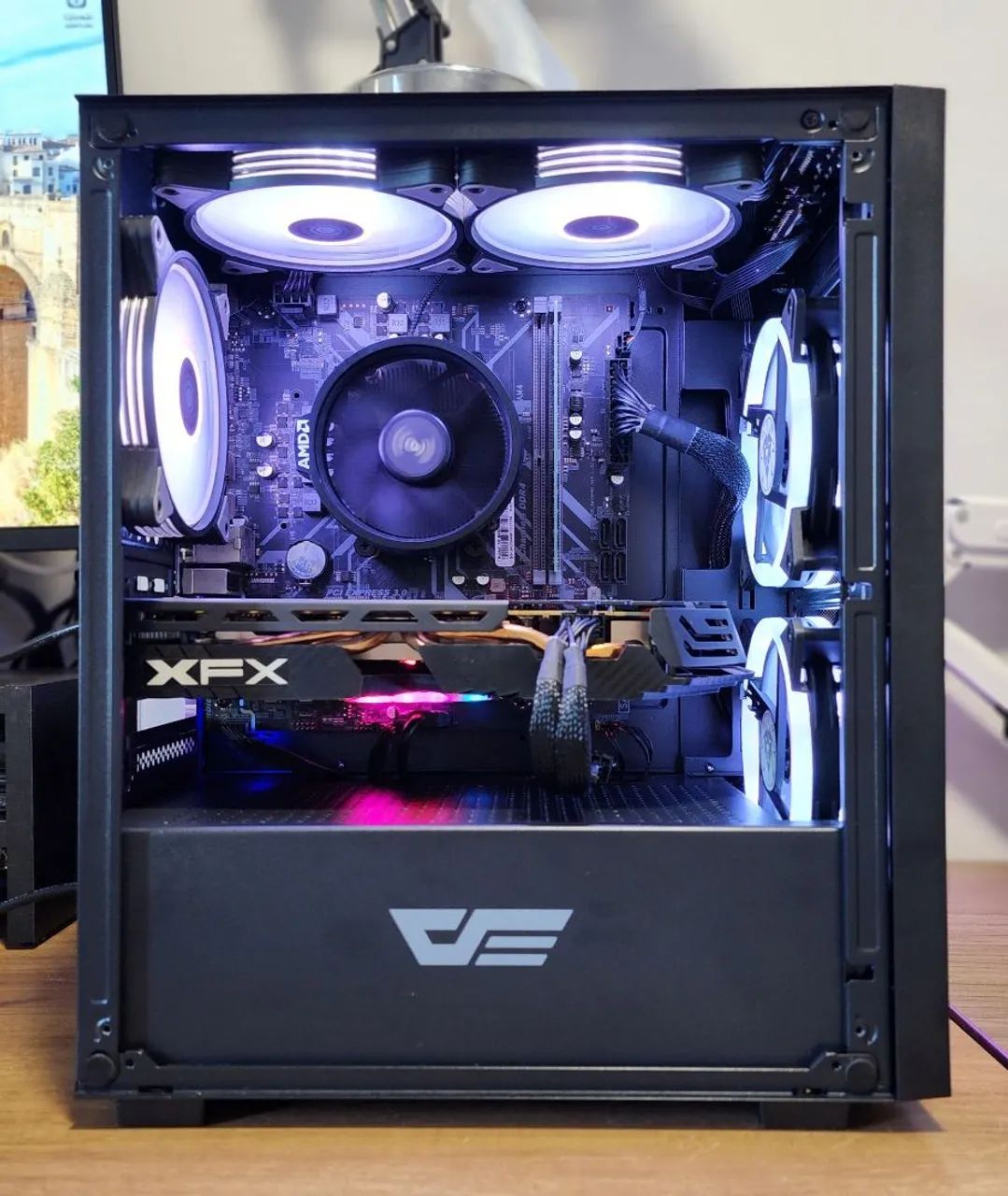 PC Ryzen 5 + RX580 com garantia  - Foto 4