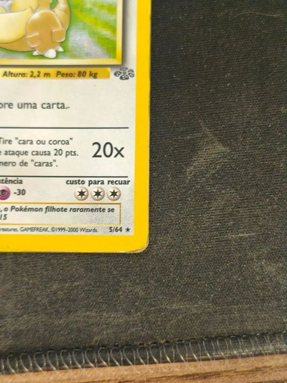 Carta Pokmon Kangaskhan Holo 5/64 Antiga Original - Hobbies e colees -  Teutnia 1501478975 | OLX