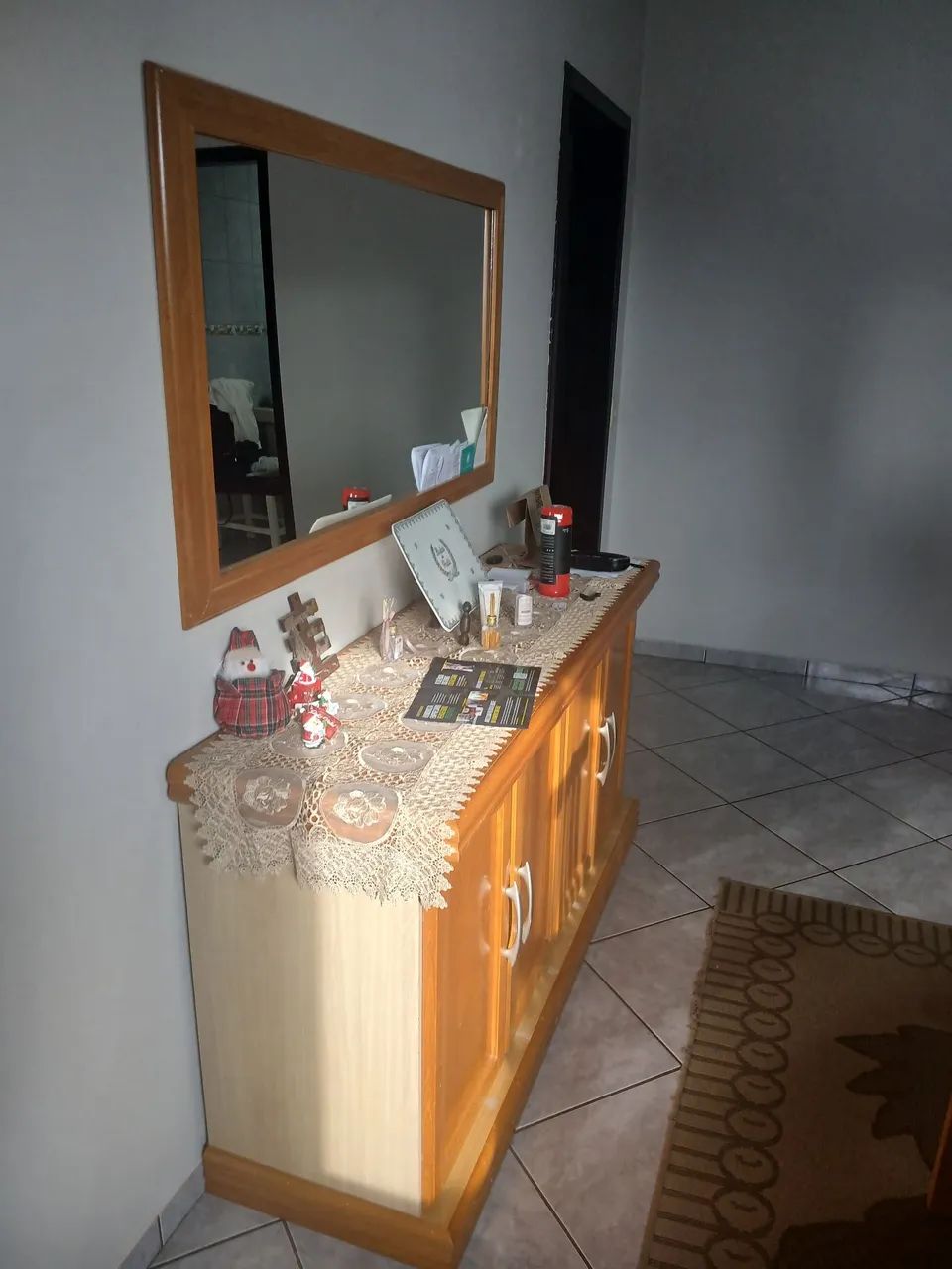 Mesa de jantar balcão  e espelho - Foto 2