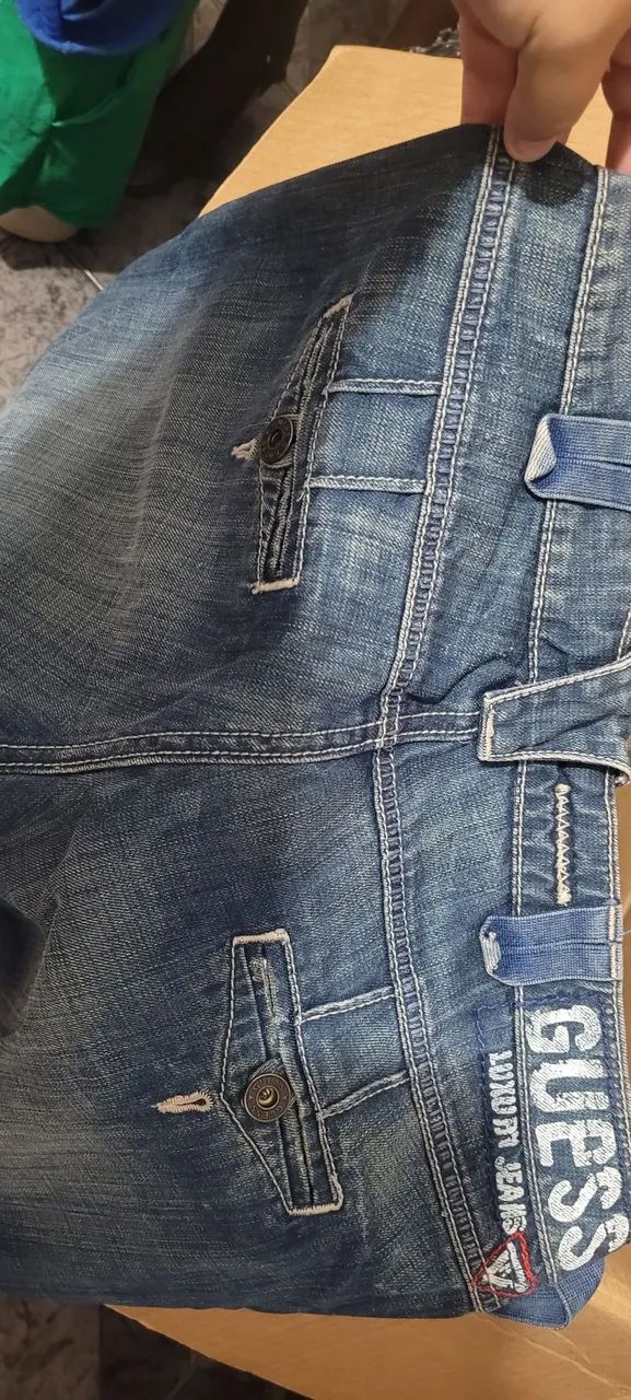 Lote 25 calças jeans para brechós bazar roupas usada em bom estado - Foto 6