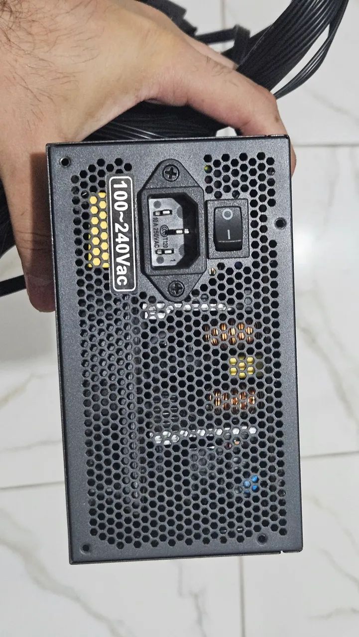 Placa mãe AM4 e fonte 500w - Foto 4