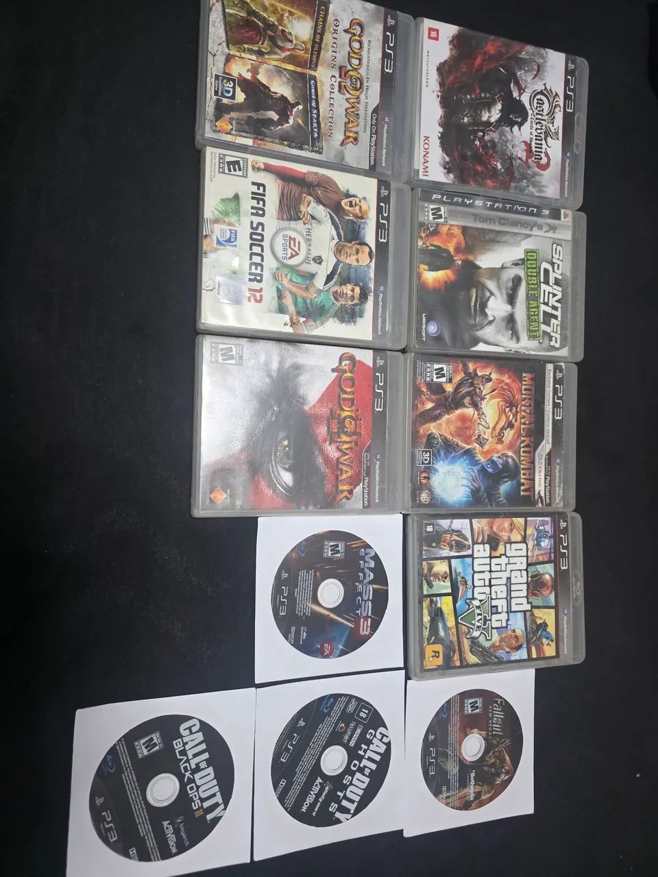 Jogos ps3 lote