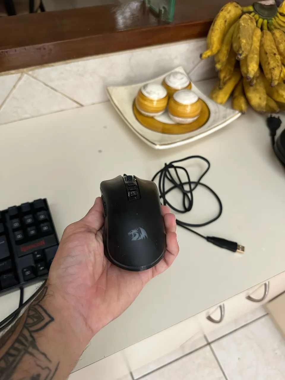 Teclado Redragon Kumara Mouse Redragon Cobra - Foto 2