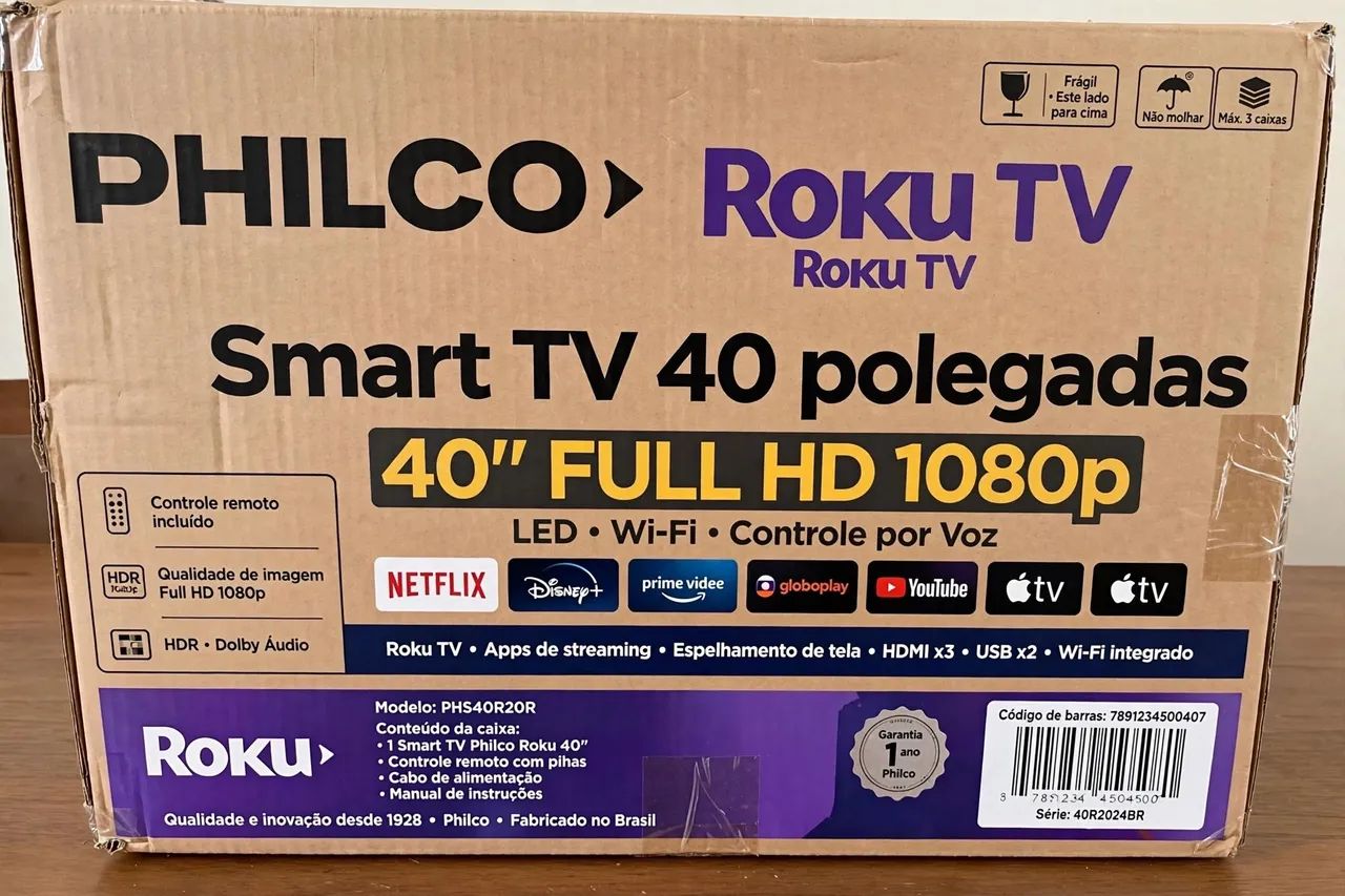 VENDO SMARTH TV PHILCO ROKU 40 POLEGADAS - Foto 4